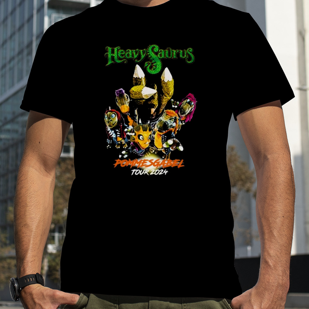 Heavysaurus Pommes Gabel Tour 2024 T-Shirt