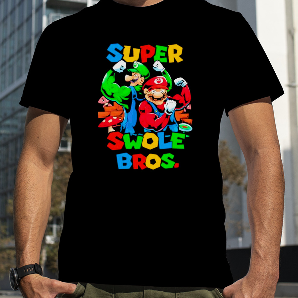 Mario Super Swole Bros shirt