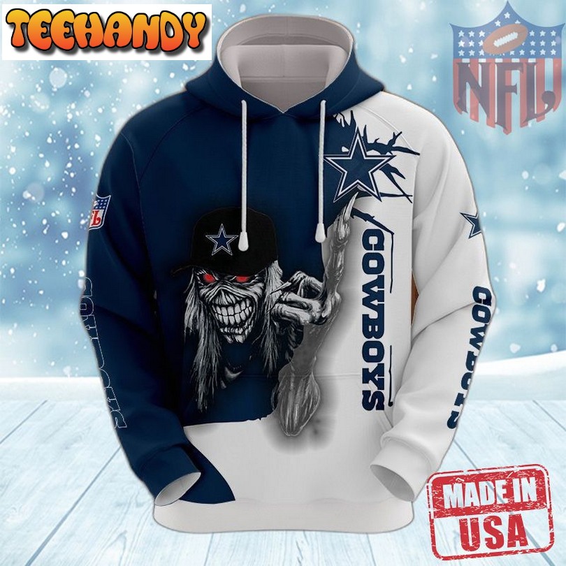 Mens 3D Dallas Cowboys Hoodie Ultimate Halloween Gift For Fashion Lovers