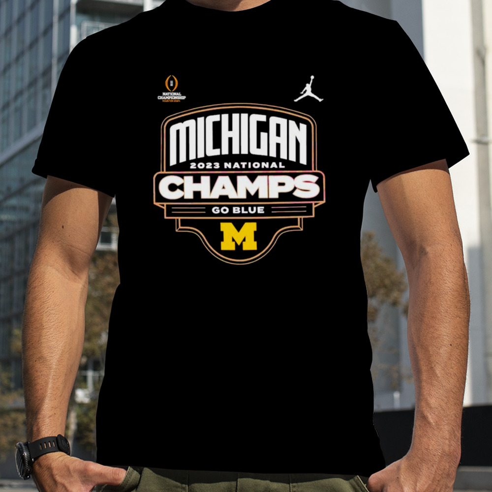 Michigan Wolverines 2023 National Champs go blue shirt