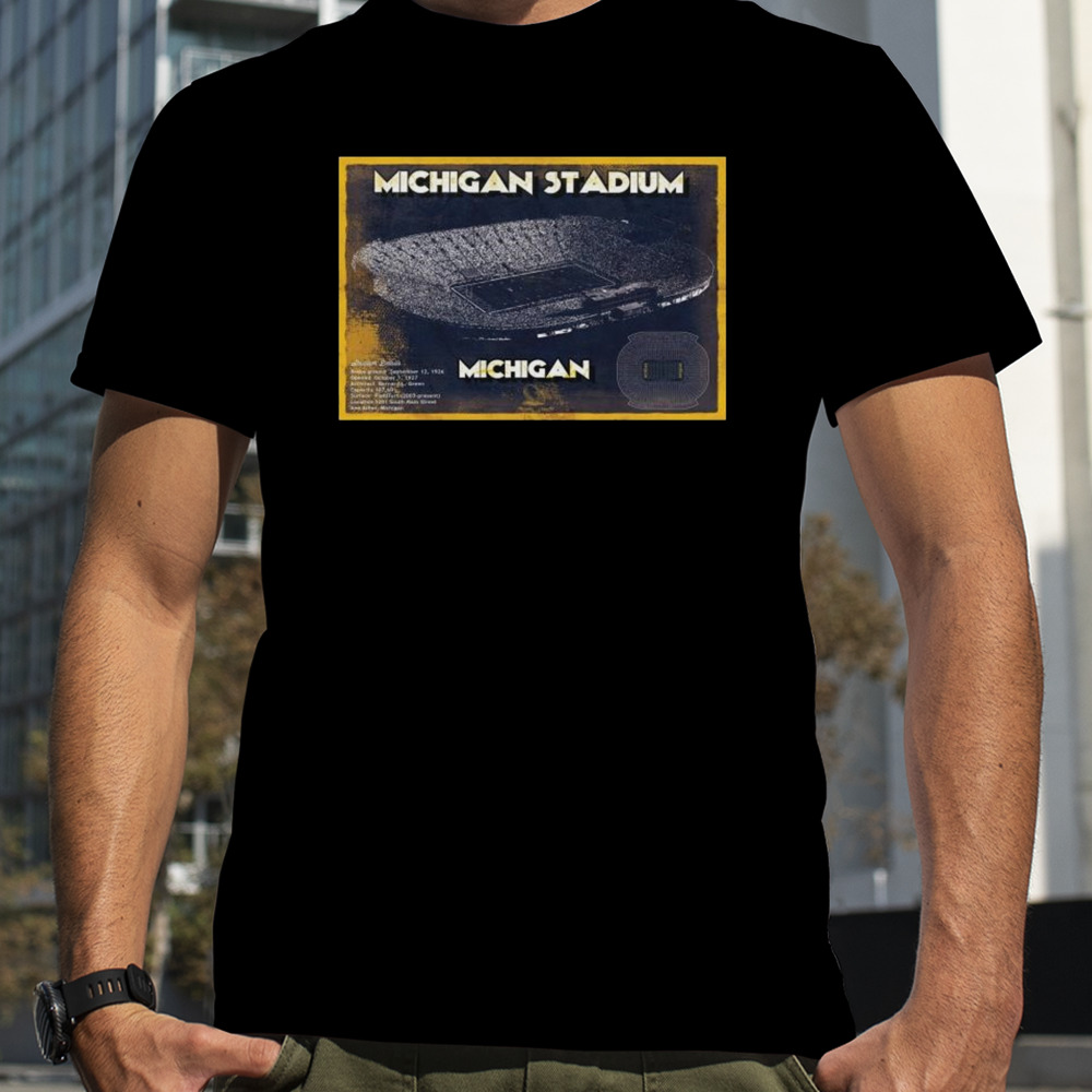 Michigan Wolverines Stadium Best Place For The College Football National Champions T-Shirt