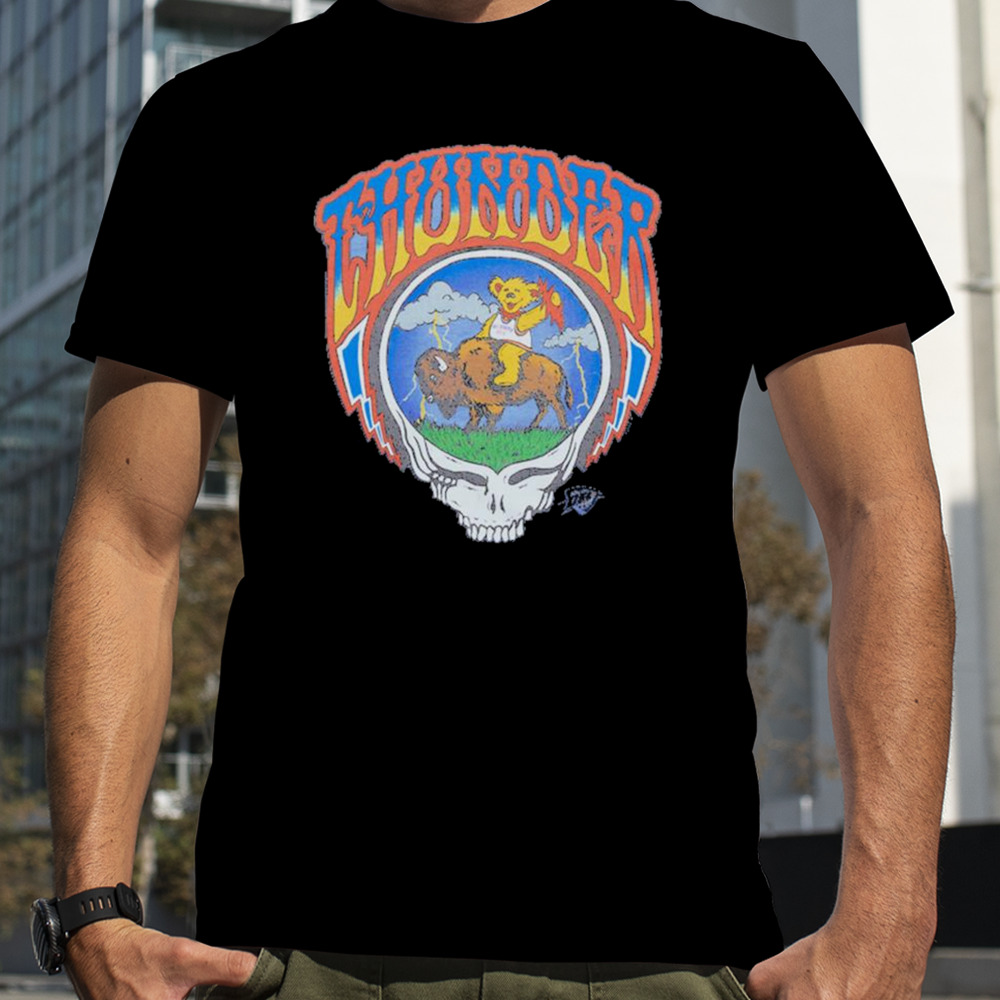 NBA x Grateful Dead x Thunder Skull Shirt