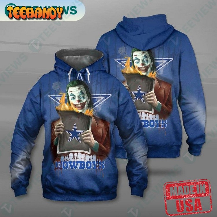 NFL Dallas Cowboys The Joker 3D Printed Hoodies