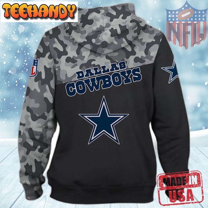 New Season Dallas Cowboys Military Real 3D Hoodies