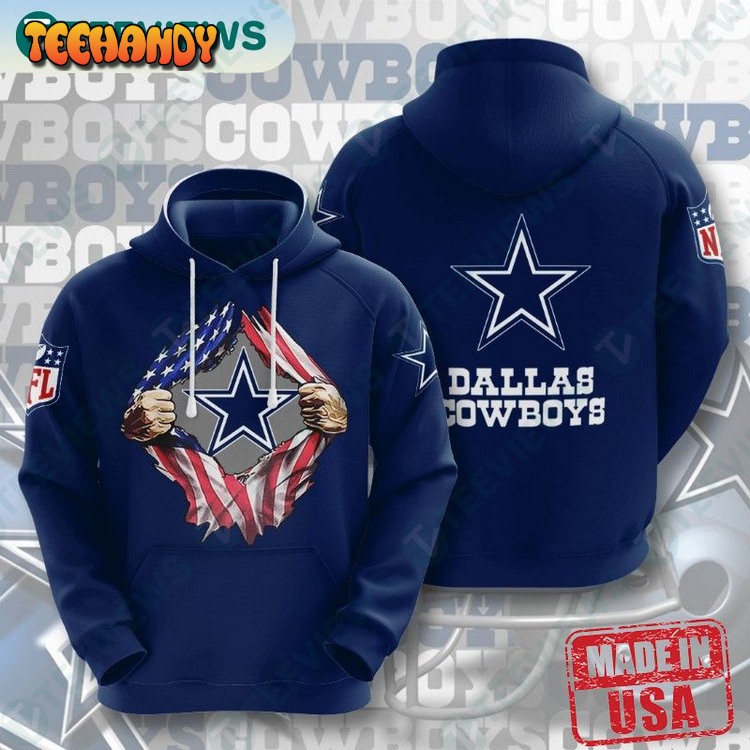 Nfl Dallas Cowboys Vintage Sports 3D Hoodies