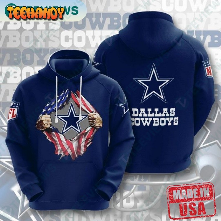 Nfl Dallas Cowboys Vintage Sports Hoodies 3D