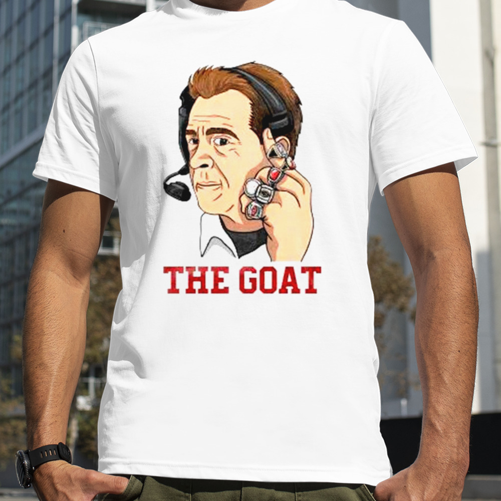 Nick Saban coach and goat shirt