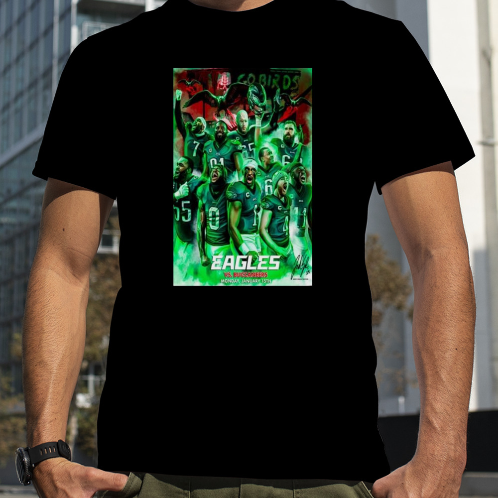 Philadelphia Eagles vs Tampa Bay Buccaneers Tampa, FL January 15, 2024 T-Shirt