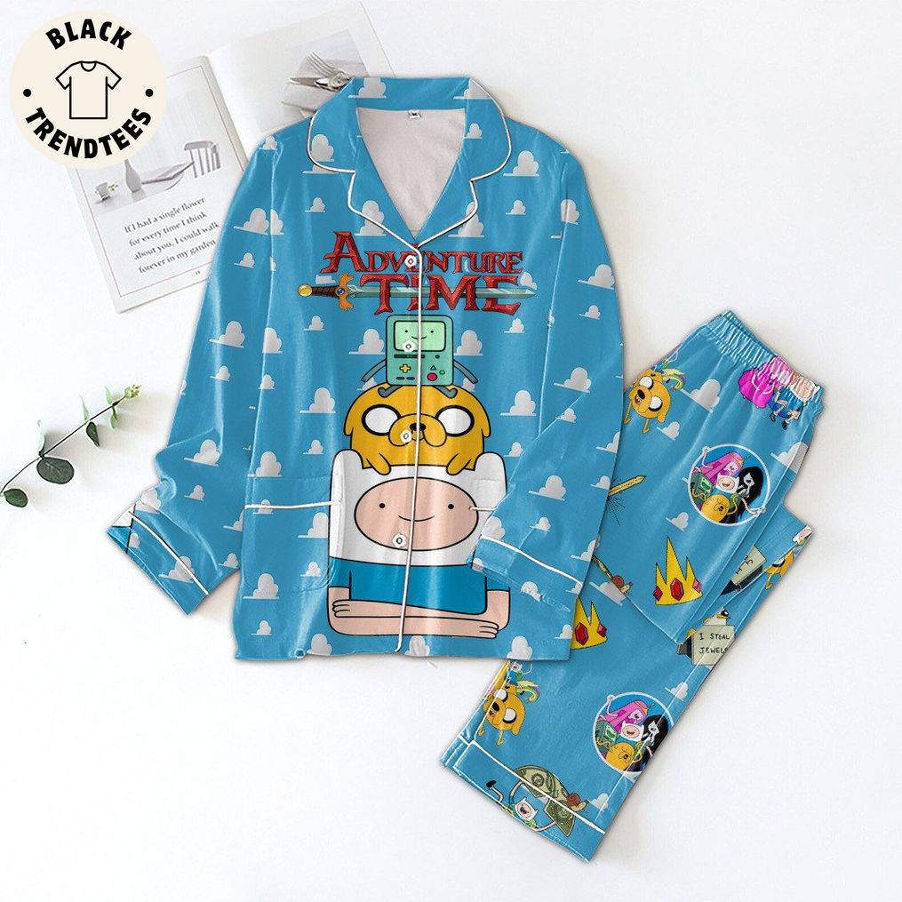 Adventure Time Cartoon Character Design Pijamas Set