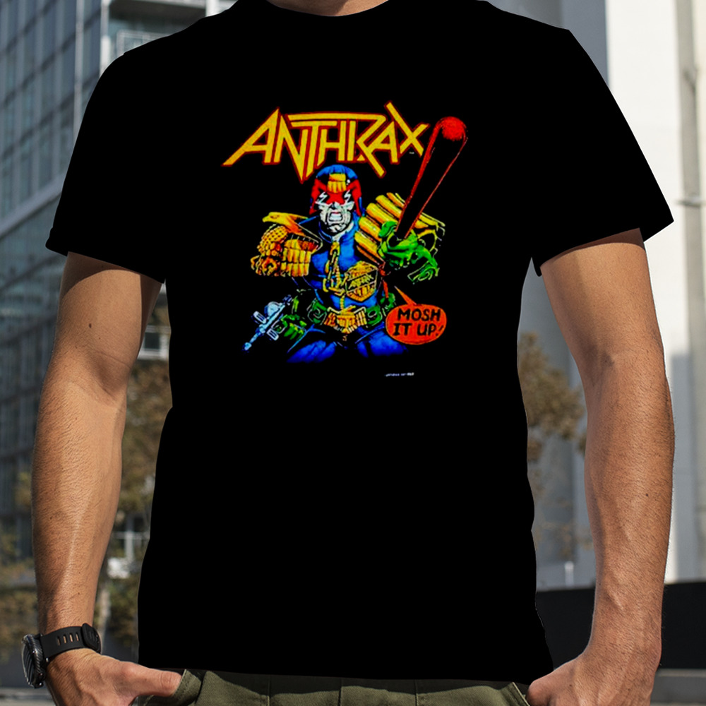 Anthrax judge dredd mosh it up shirt