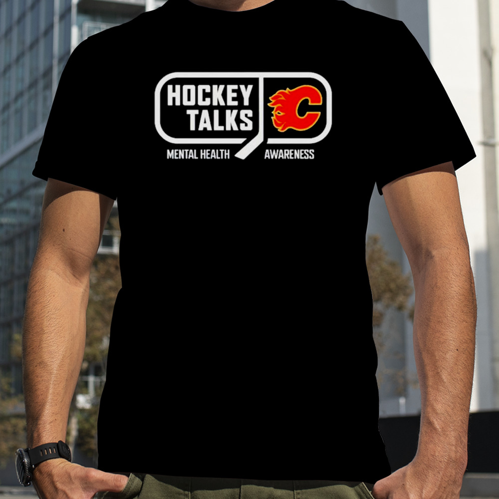 Calgary hockey talks mental health awareness shirt