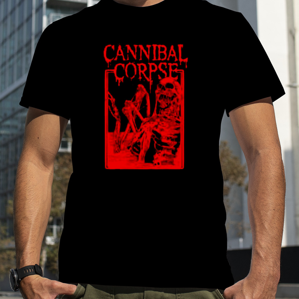 Cannibal corpse putrified skeleton shirt