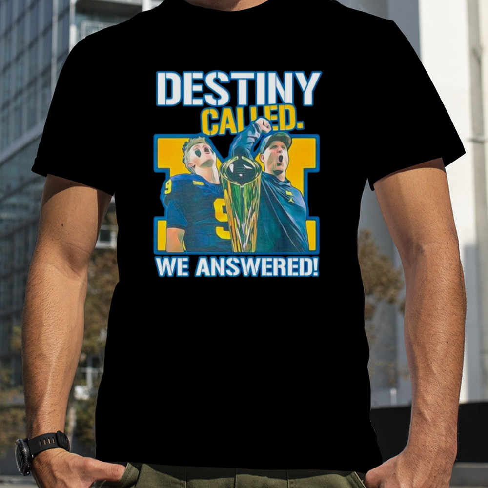 Destiny Called we Answered shirt