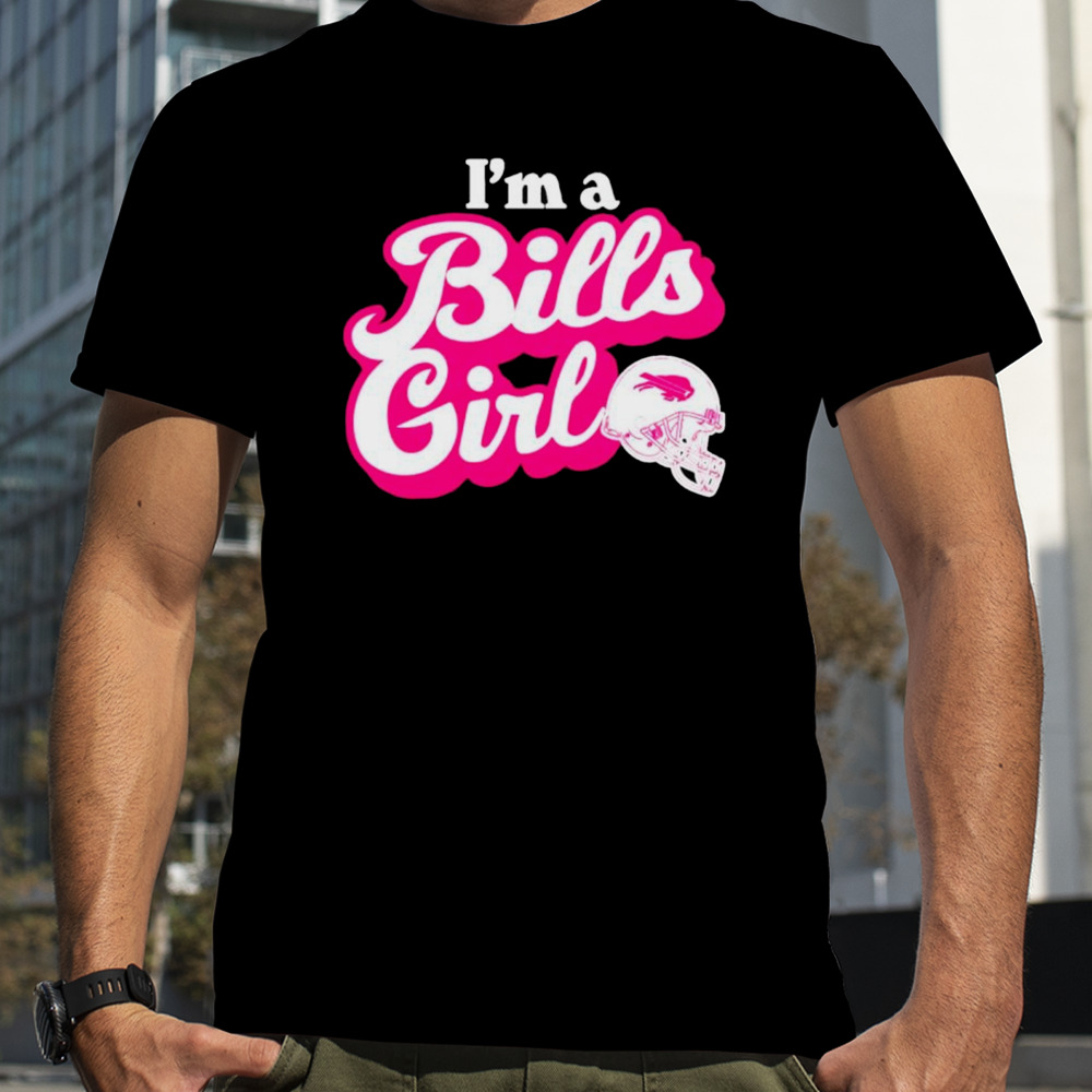 Groovy I’m a Bills girl helmet shirt