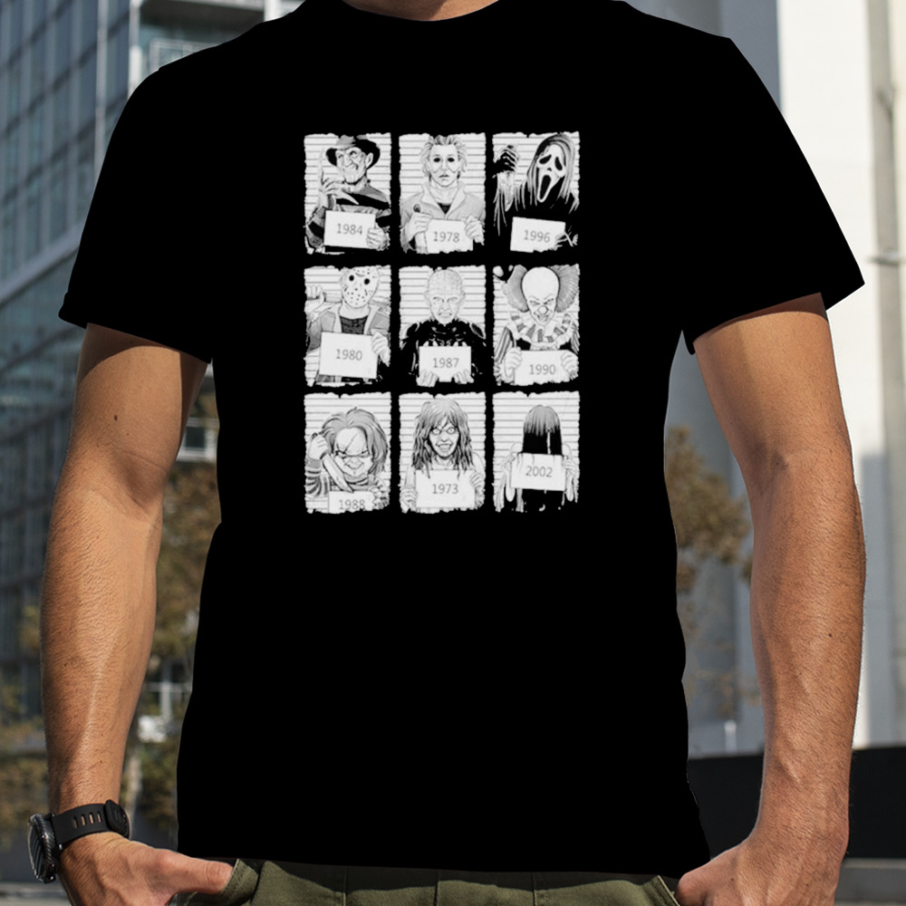 Halloween Characters Horror Villains Horror Movies shirt