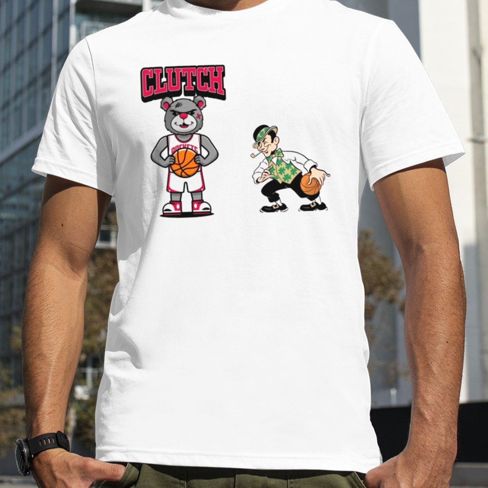 Houston Rockets VS Boston Celtics NBA Jan 6 2024 mascot basketball shirt