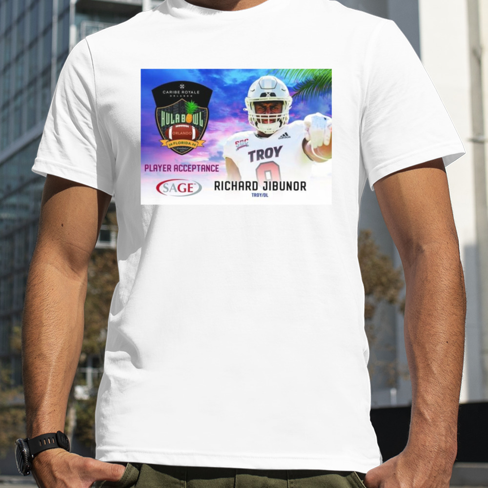 Hula Bowl 2024 NCAA College football Richard Jubunor shirt