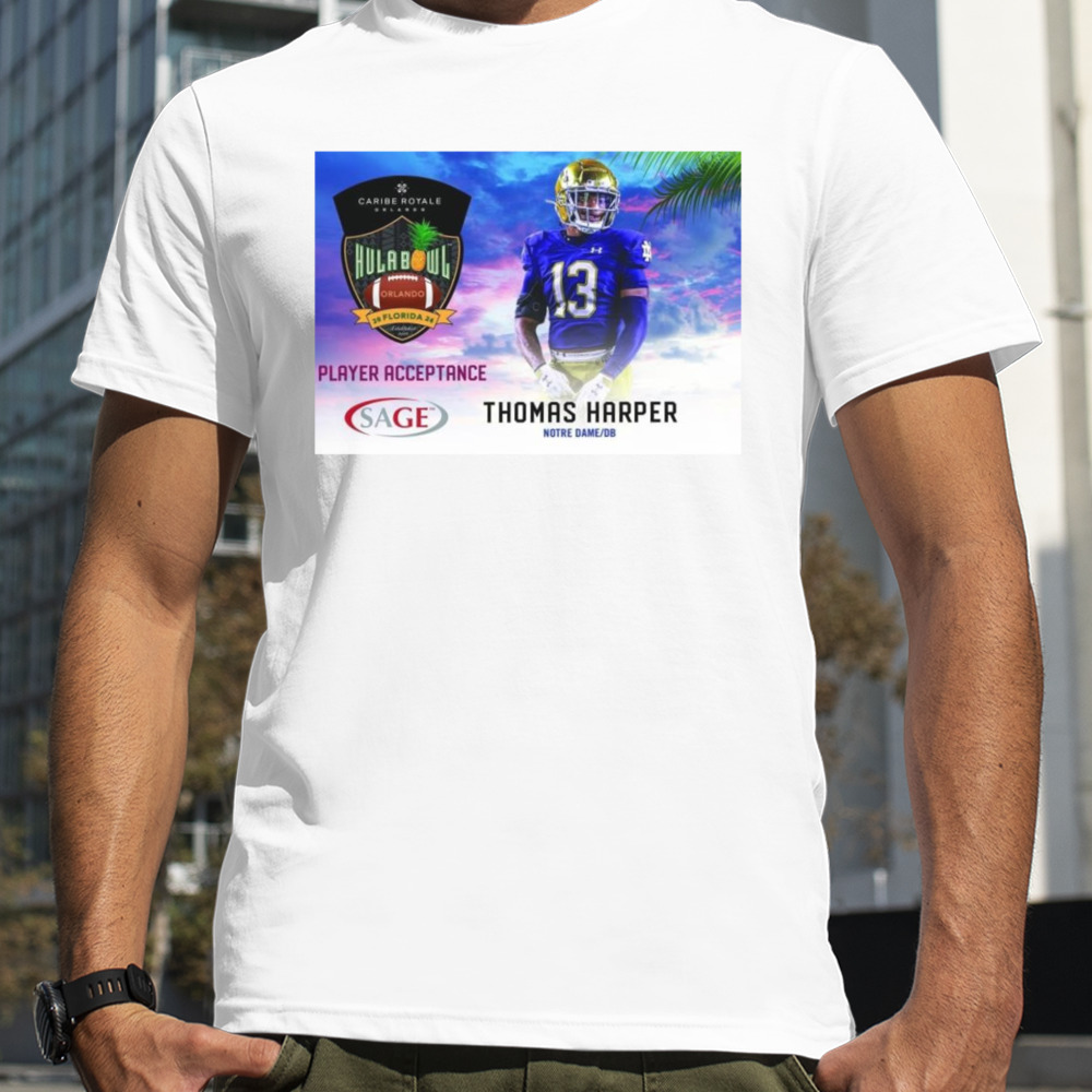 Hula Bowl 2024 NCAA College football Thomas Harper shirt