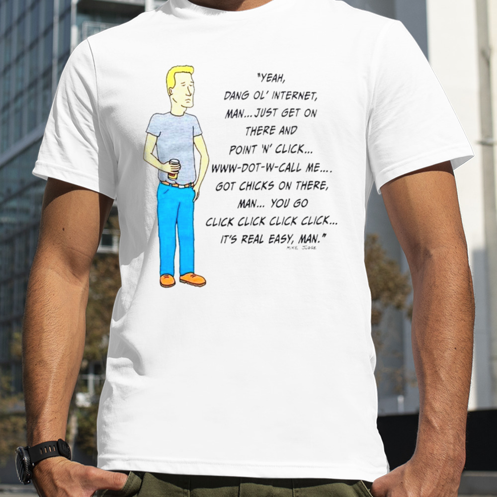 King of the hill boomhauern retro 90s TV show shirt