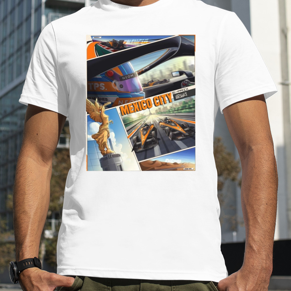 Mexico Grand Prix Motorsports Formula E Jan 13 2024 car shirt