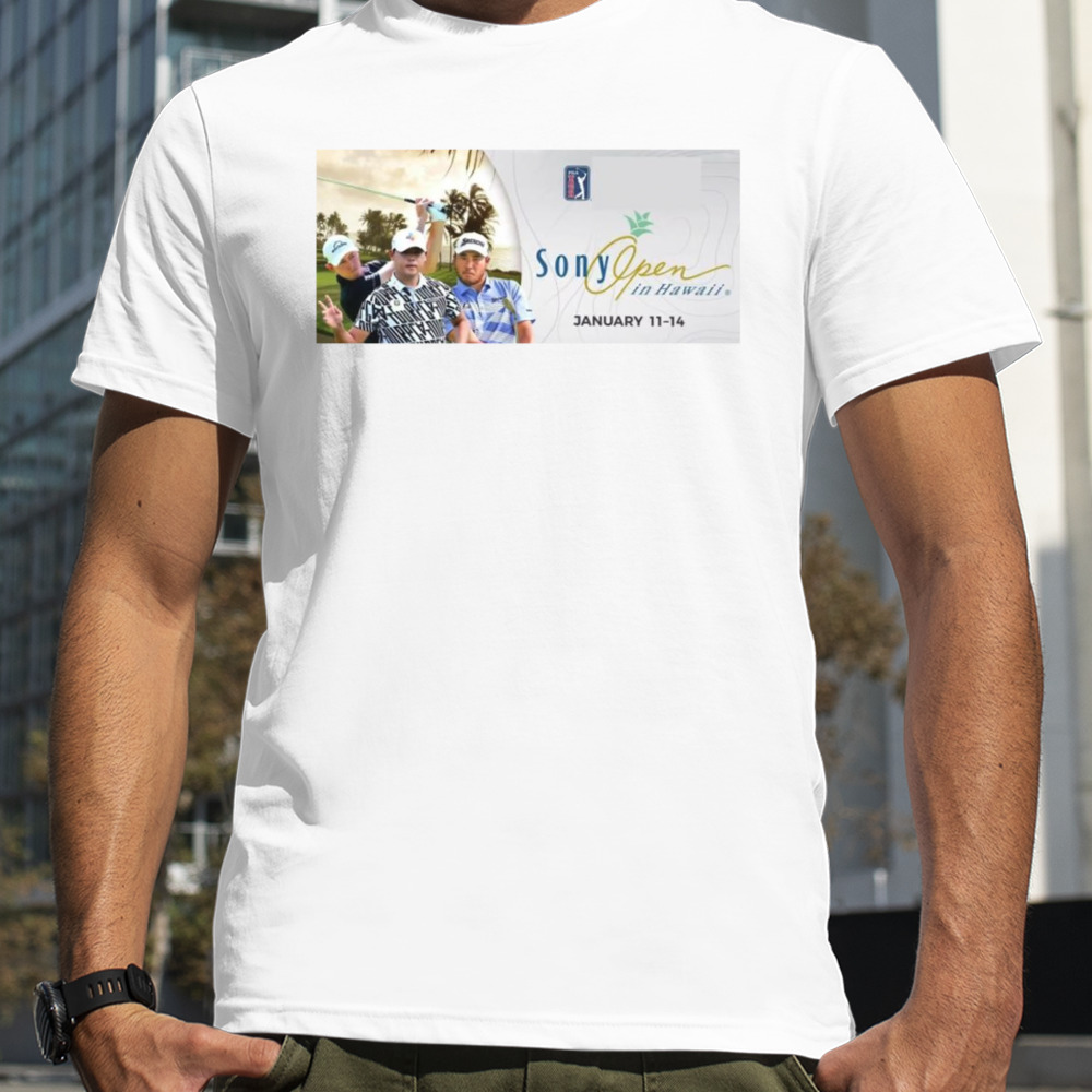 Sony Open PGA Tour Jan 14 2024 poster shirt