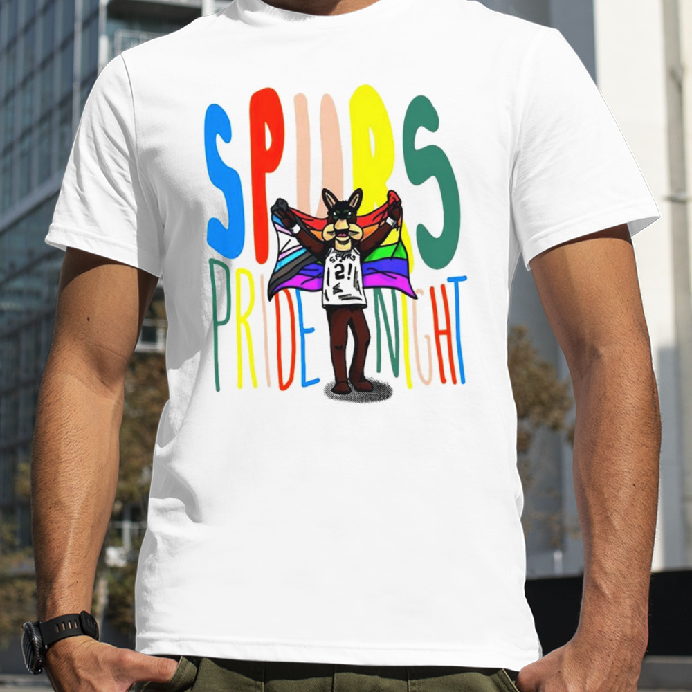 Spurs pride night shirt