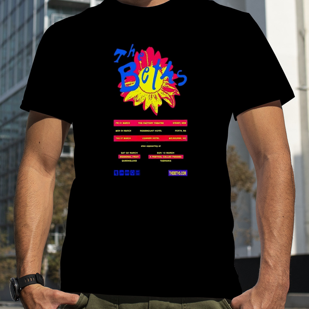 The Beths Australia Shows 2024 T-shirt