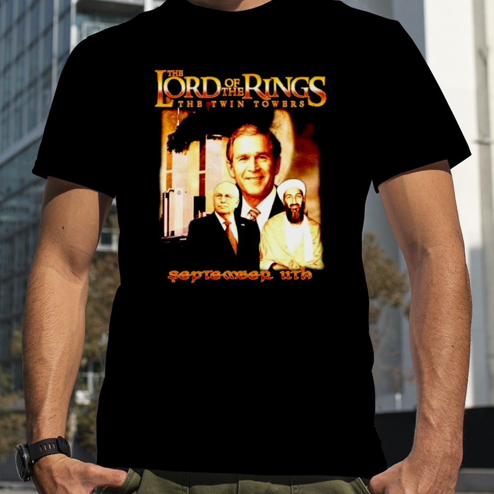 The Lord Of The Rings the twin towers September 11th shirt