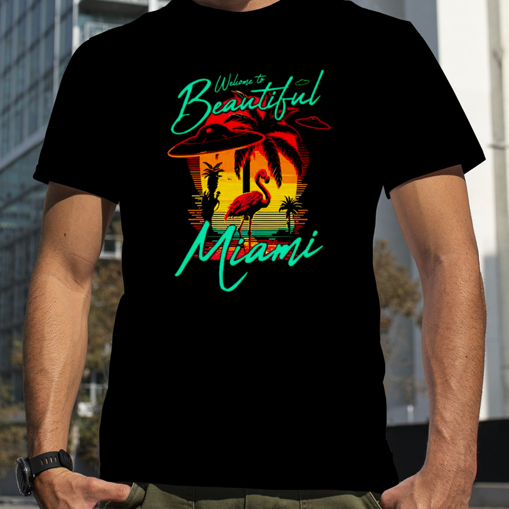 Welcome to beautiful Miami sunset shirt