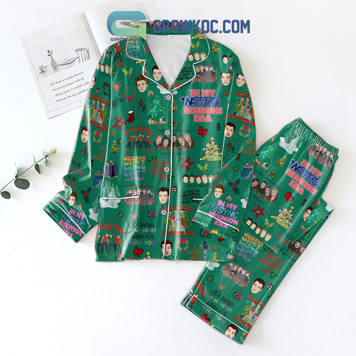 All I Want For Christmas Is An NSYNC Tour Pajamas Set