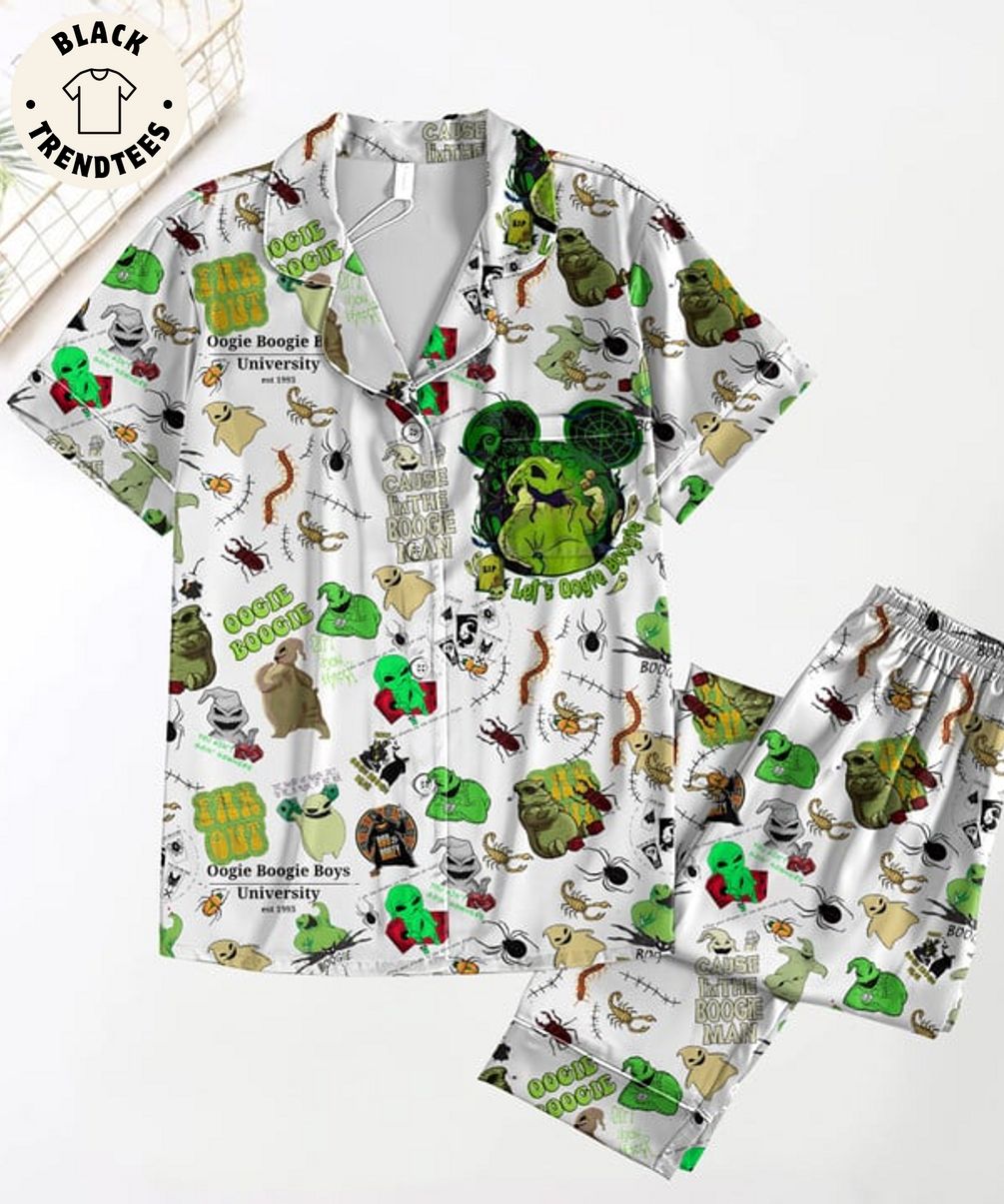 BEST Oogie Boogie Cause Im The Boogie Man Mascot Design Pijamas Set