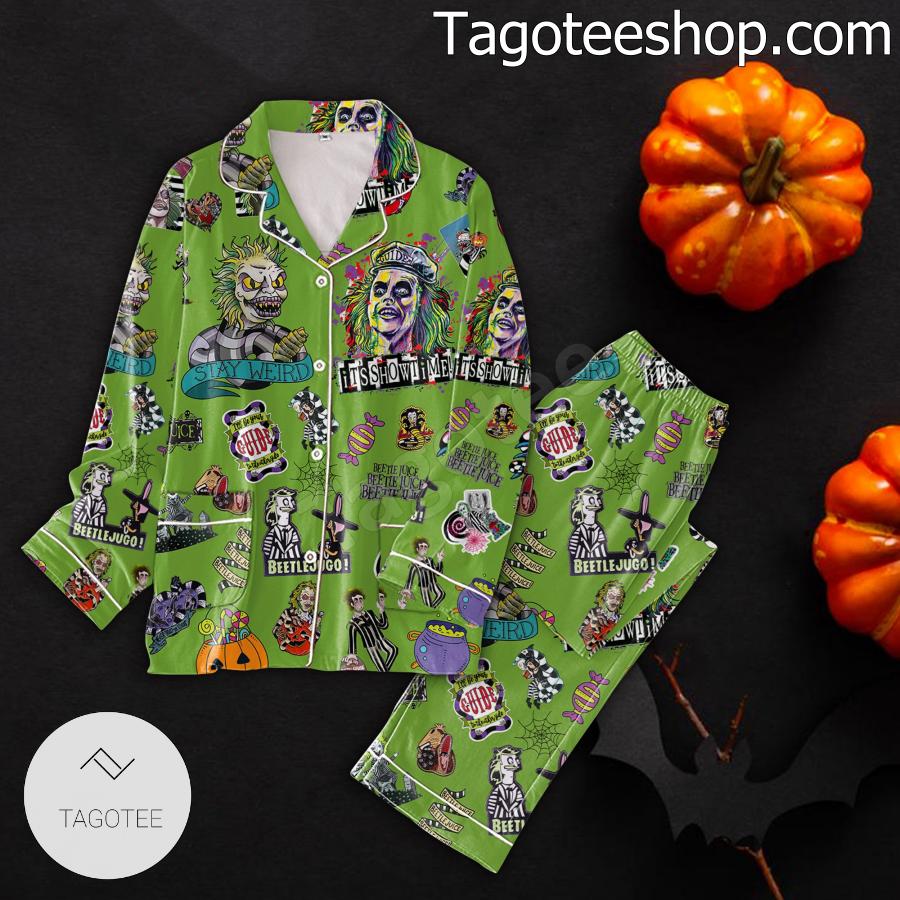 Beetlejuice It's Showtime Pajama Sleep Sets