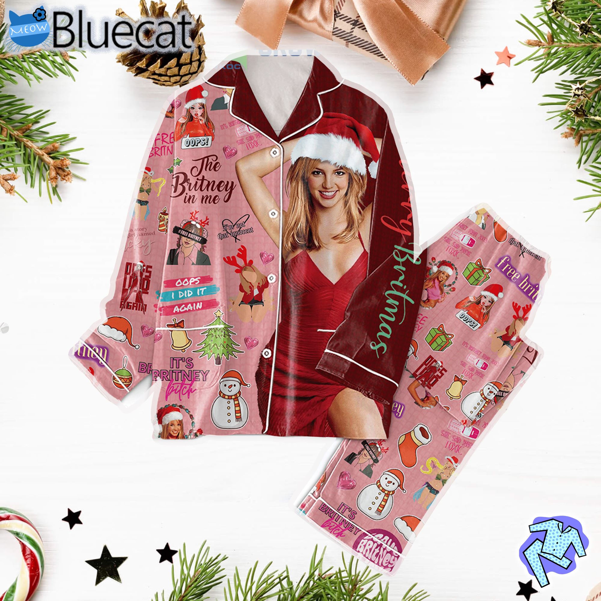 Britney Spears The Britney In Me Im Not That Innocent Pajamas Set