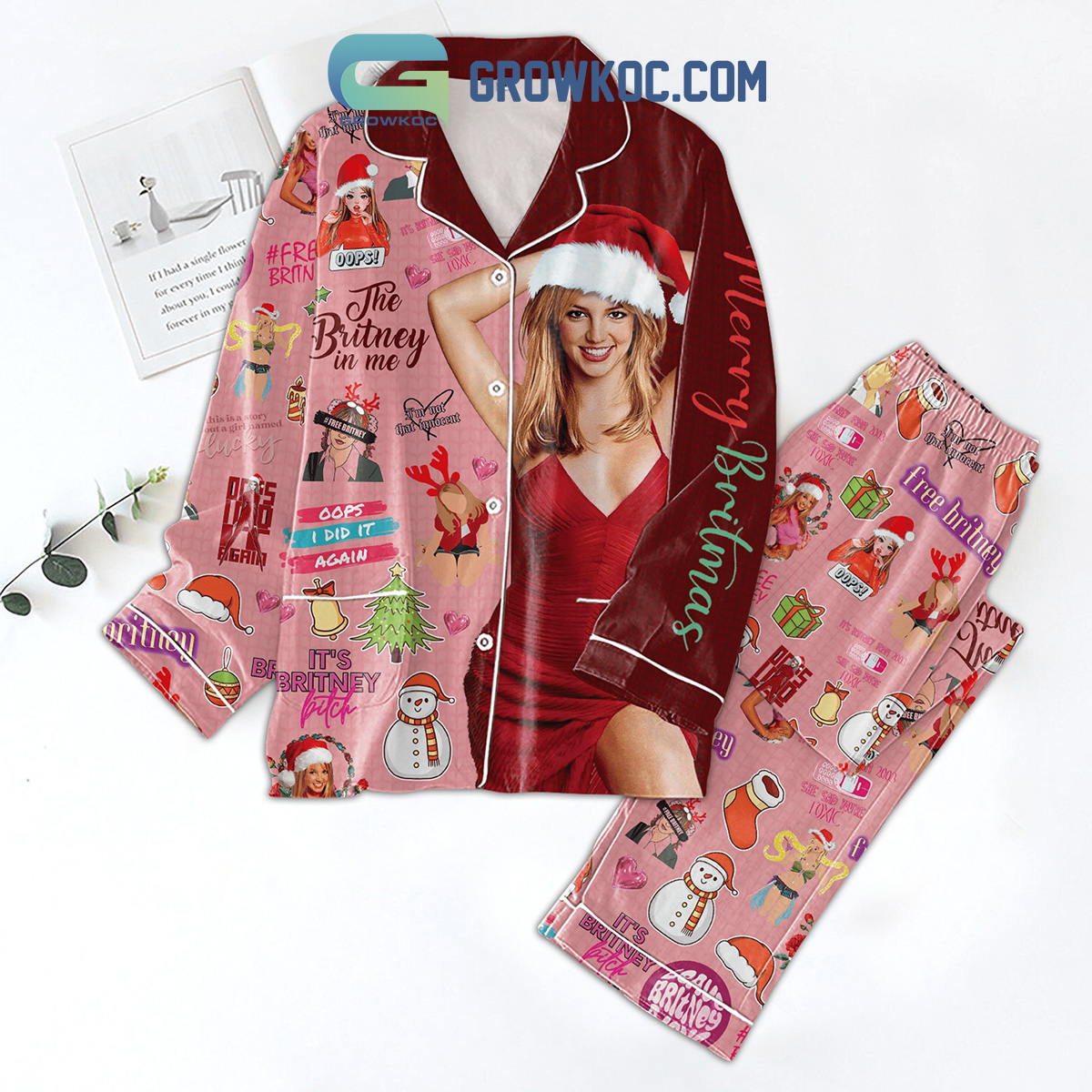 Britney Spears The Britney In Me I'm Not That Innocent Pajamas Set