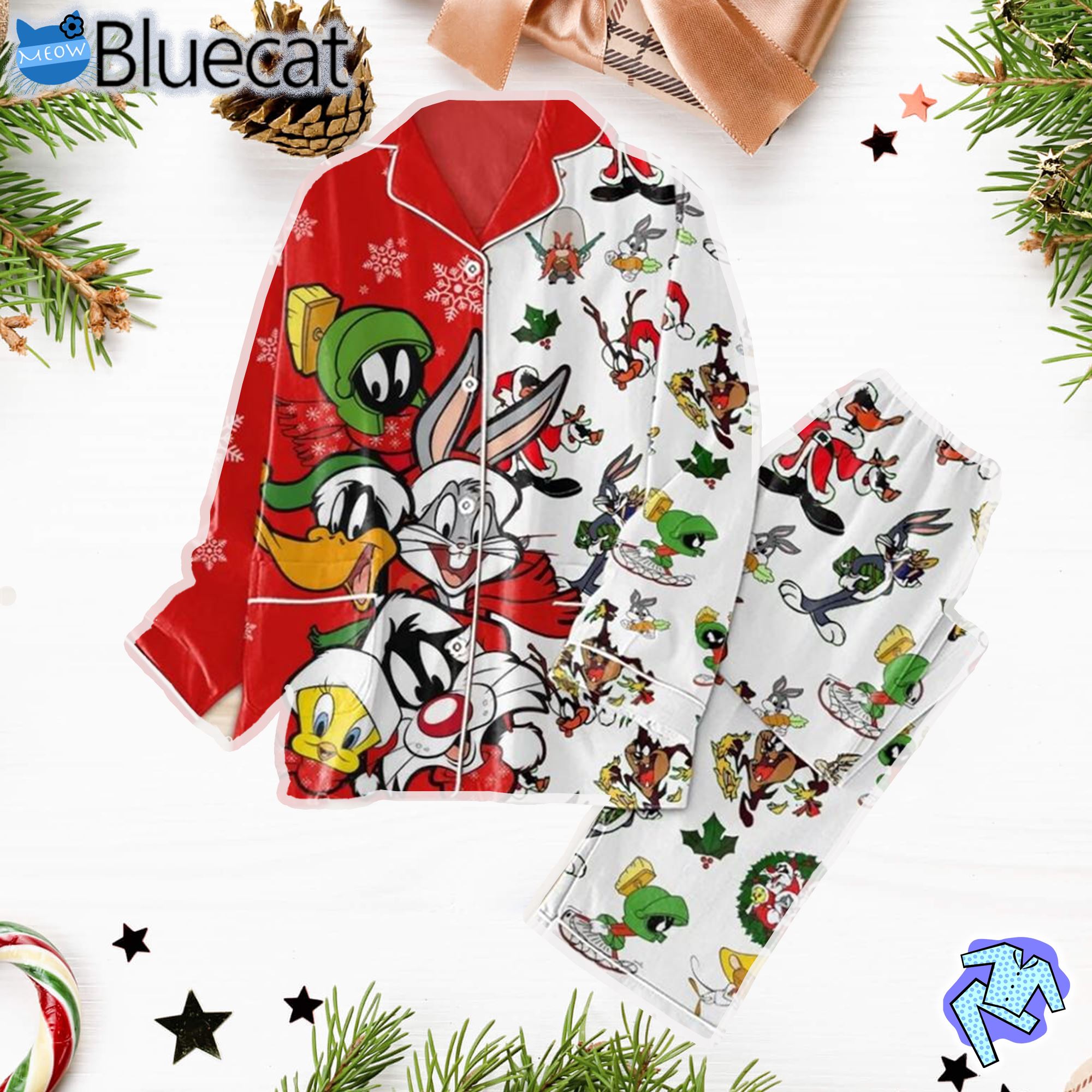 Bugs Bunny Christmas Pajamas Set