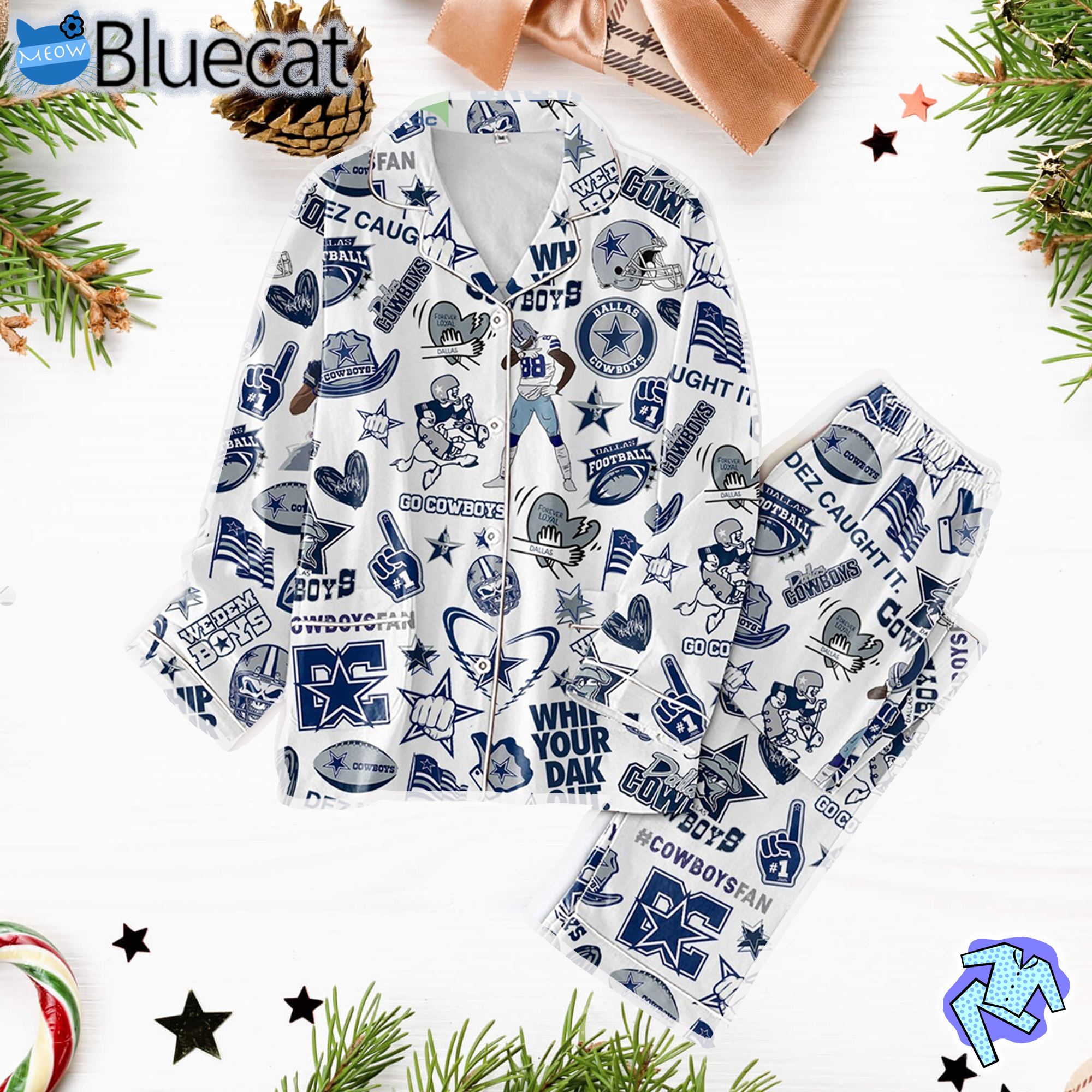 Dallas Cowboys We Dem Boys Pajamas Set