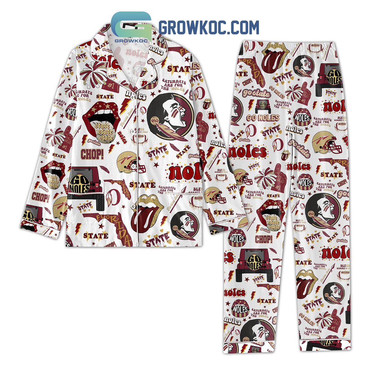 Florida State Seminoles Saturdays Are For The Noles Pajamas Set