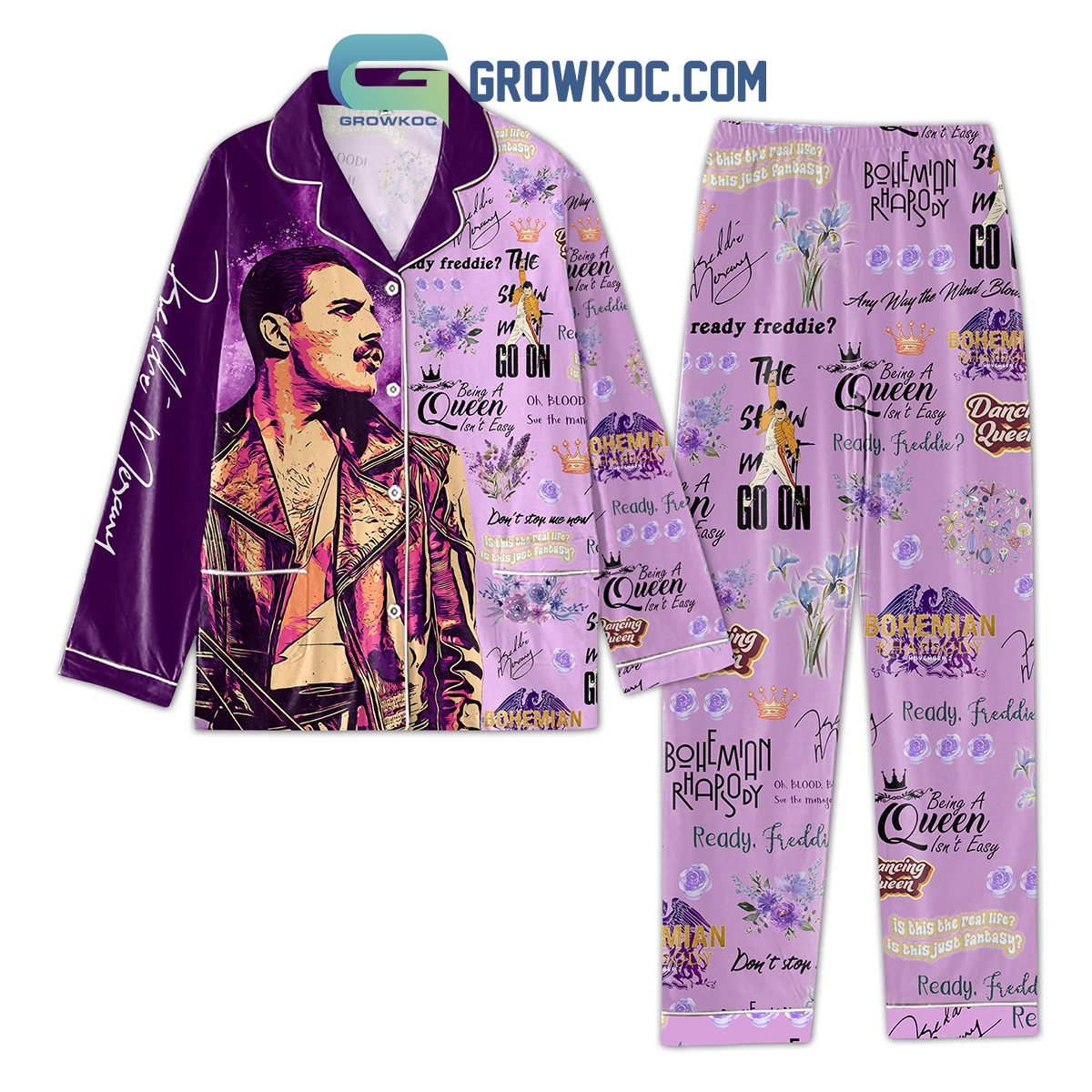 Freddie Mercury Being A Queen Isn't Easy Pajamas Set