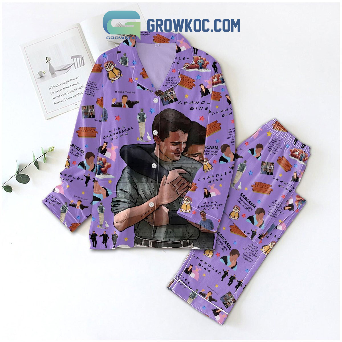 Friends Chandler Bing Pajamas Set