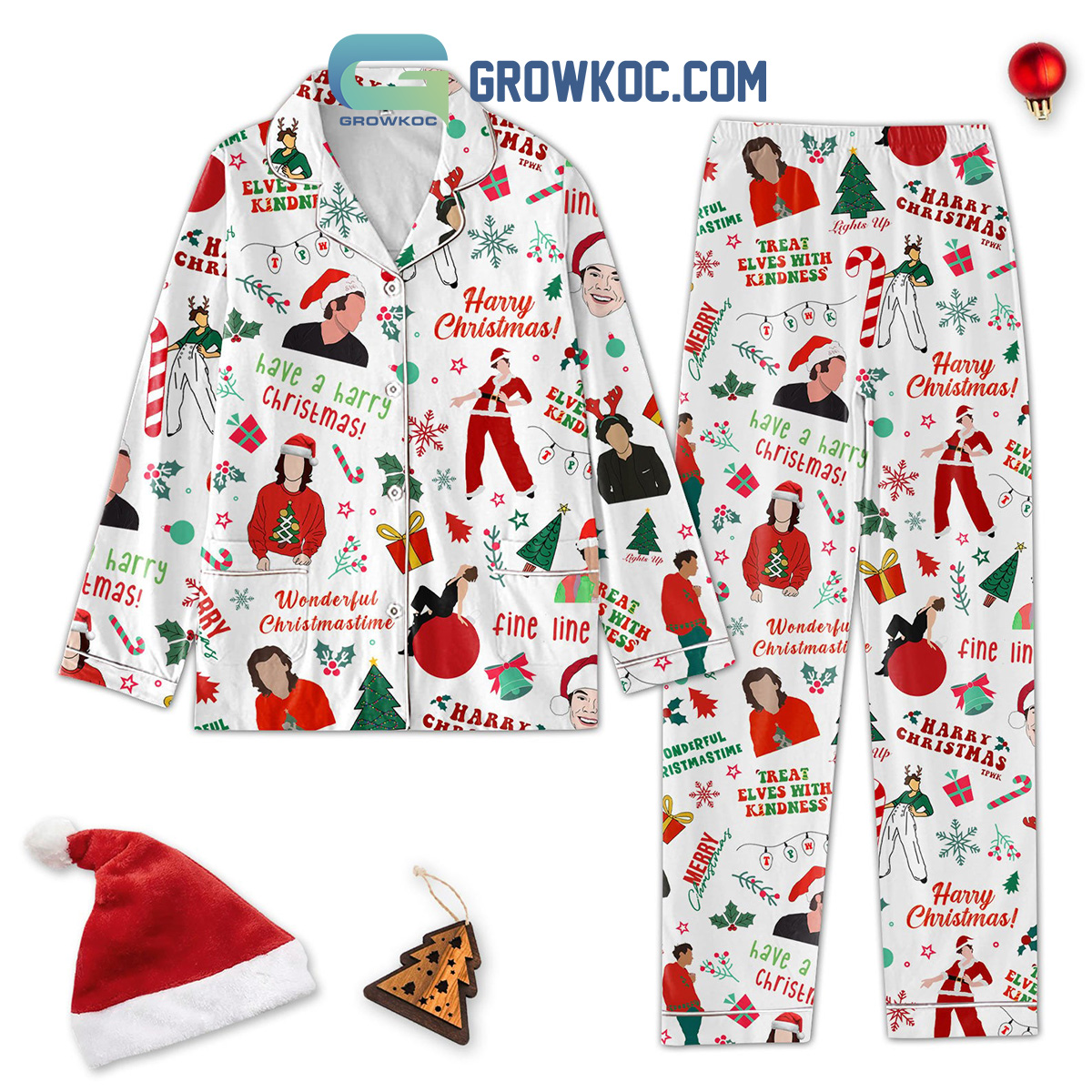 Harry Christmas Do You Know Who You Are Pajamas Set