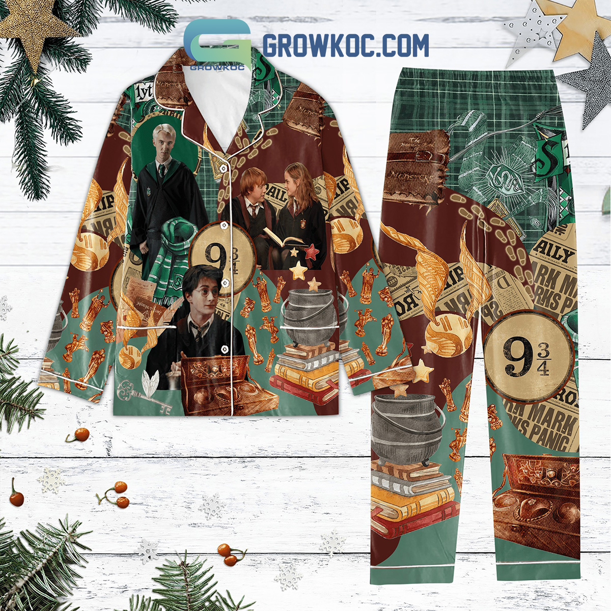 Harry Potter Merry Christmas Pajamas Set