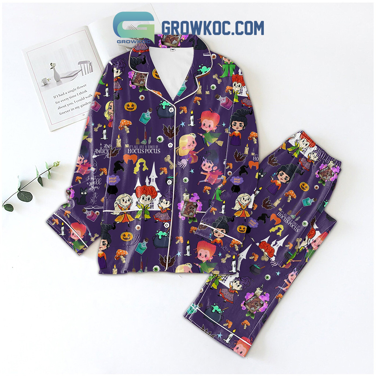 Hocus Pocus I Put A Spell On You Pajamas Set