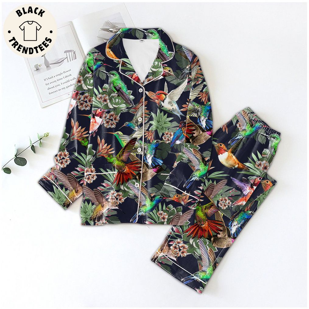 Hummingbird Animals Lover Design Pijamas Set