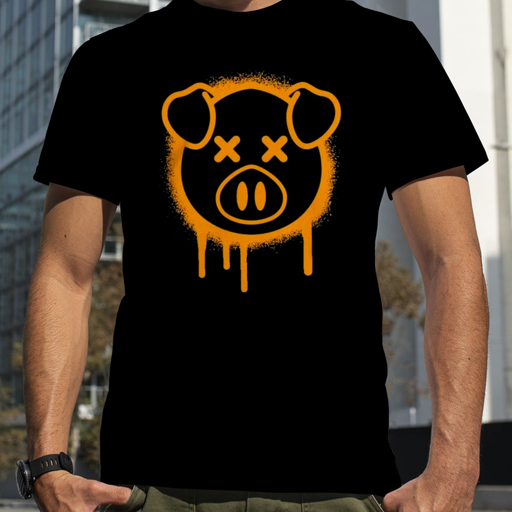 Shane Dawson Merch Spray Paint Pig Brown T-Shirts