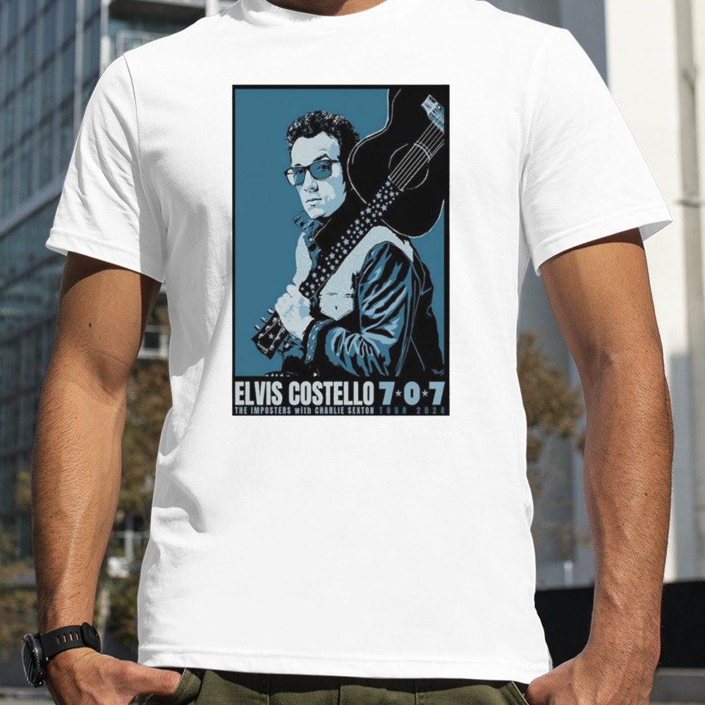 Elvis Costello Tour 2024 Poster Shirt