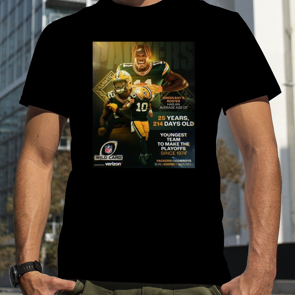 Green Bay Packers Are The Youngest Team To Make The NFL Playoffs Since 1974 T-Shirt