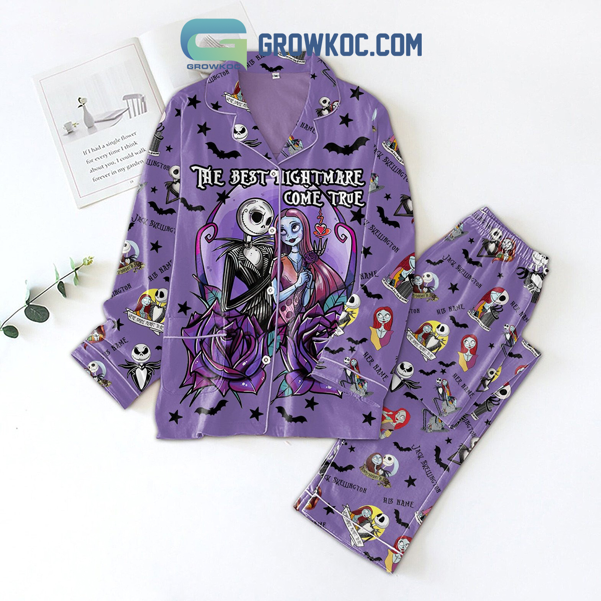 Jack Skellington The Best Nightmare Come True Pajamas Set