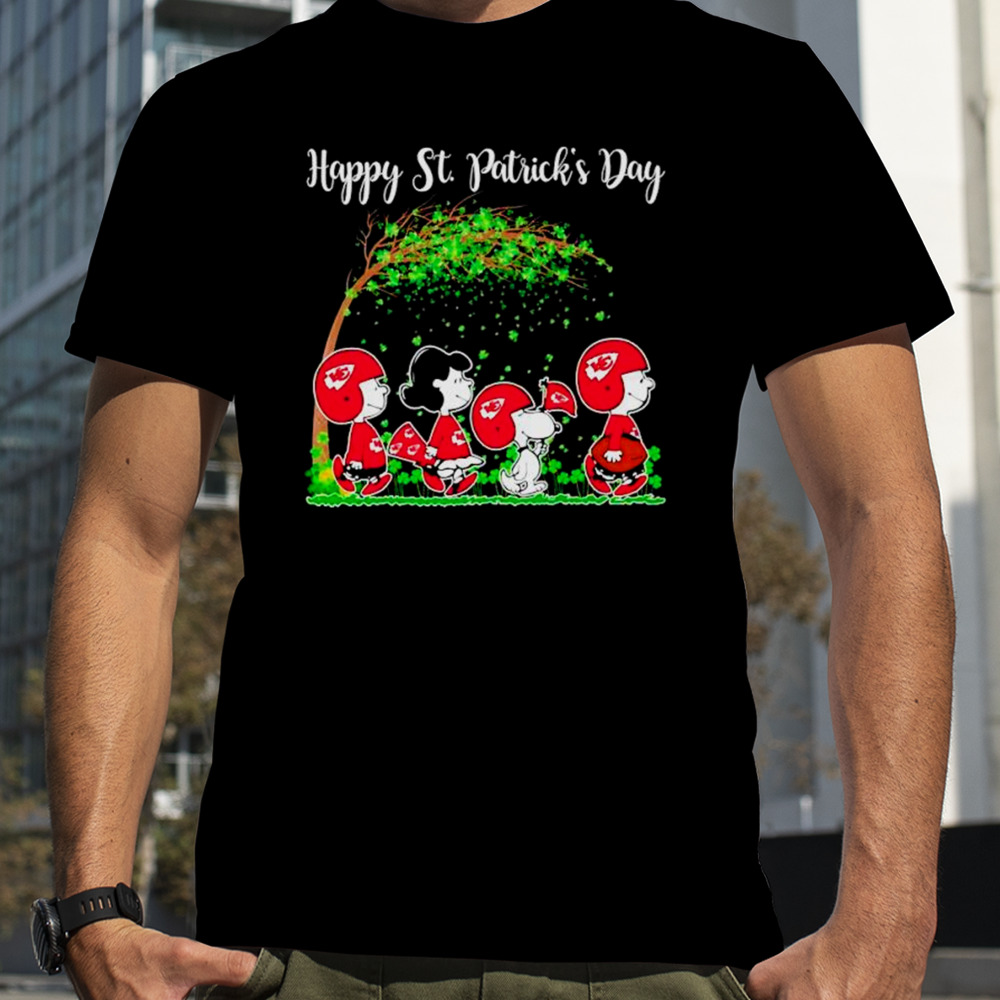 Kansas City Chiefs happy St. Patrick’s Day shirt