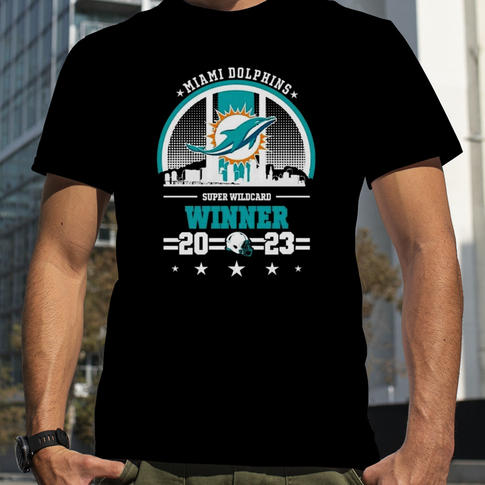 Miami Dolphins Super Wild Card Winner Nfl Playoff Season 2023-2024 T-shirt