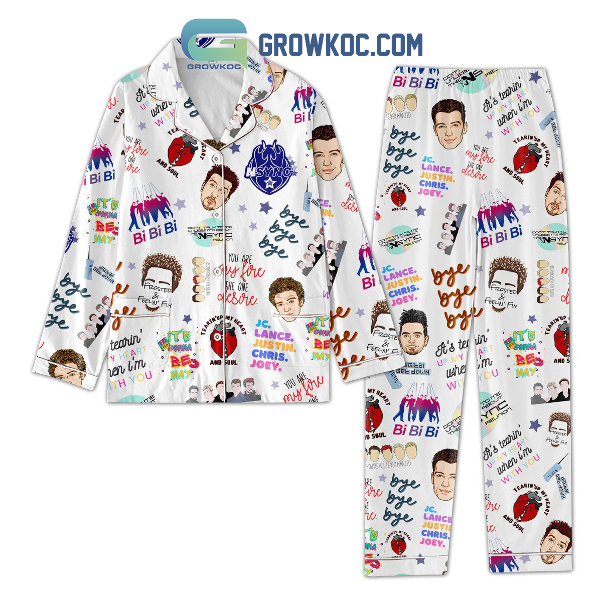 NSYNC Bye Bye Bye Pajamas Set